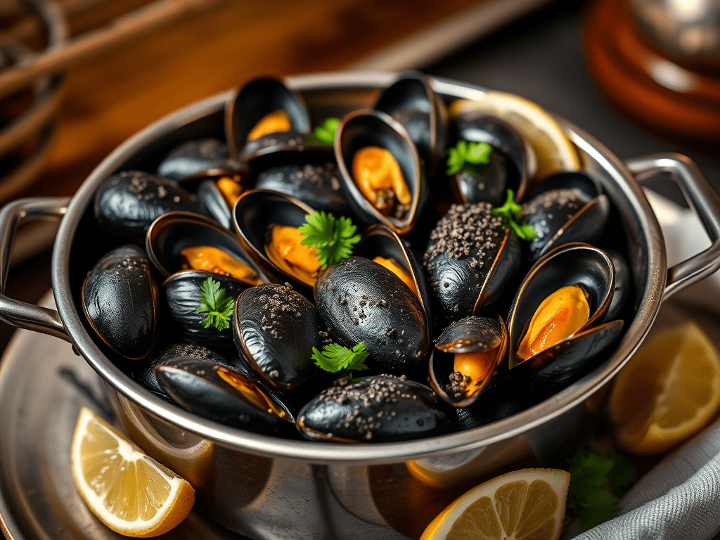 Impepata di Cozze : Recette Facile des Moules au&nbsp;Poivre