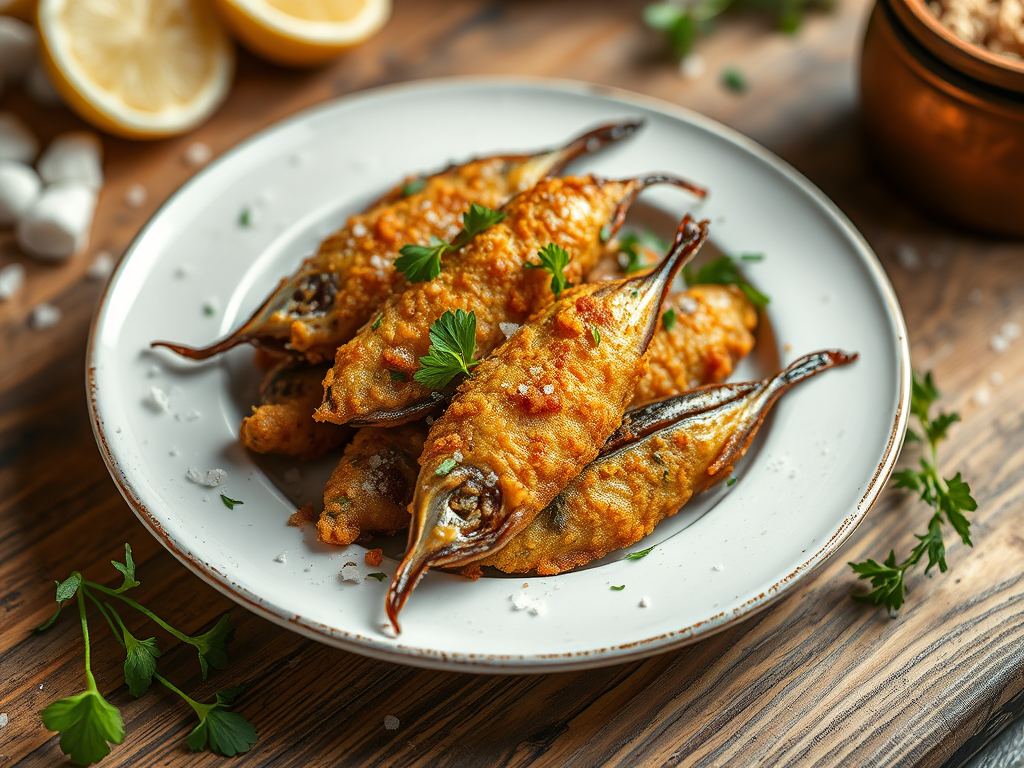 Recette d&rsquo;Alicettes Dorées et&nbsp;Frites