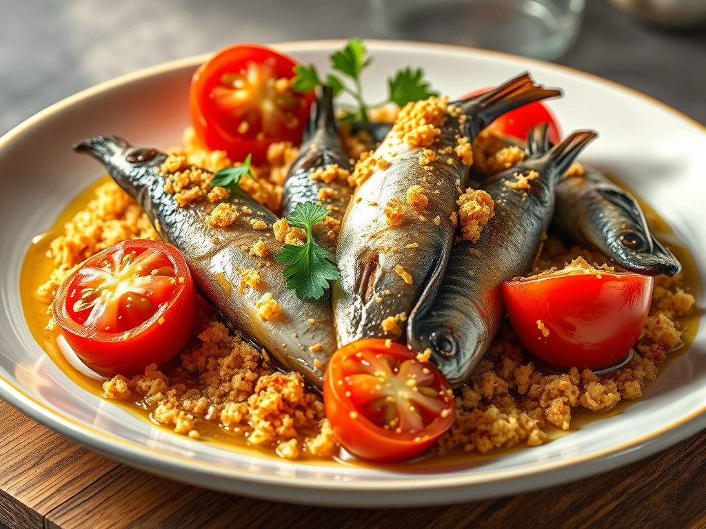 Recette Anchois au Pain&nbsp;Émietté