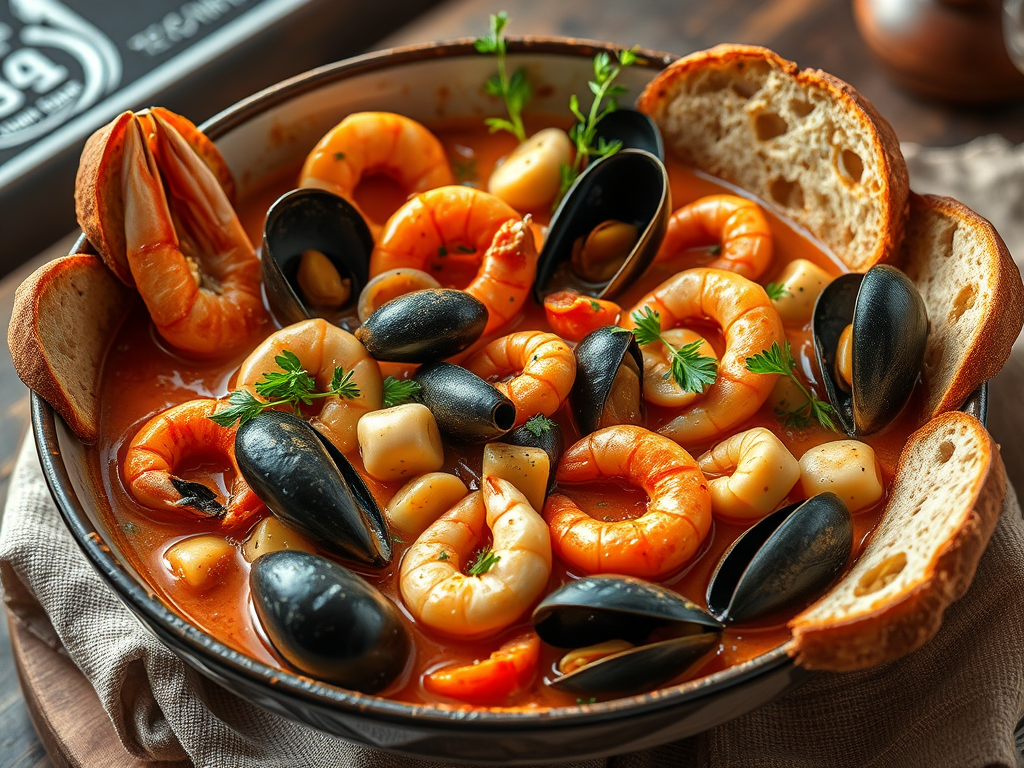 Recette authentique de zuppa di pesce pour 8&nbsp;personnes