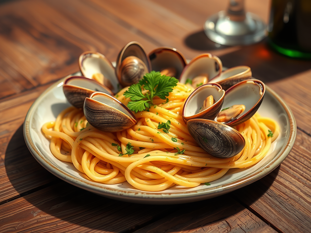 Linguine aux palourdes : Ingrédients et&nbsp;Instructions