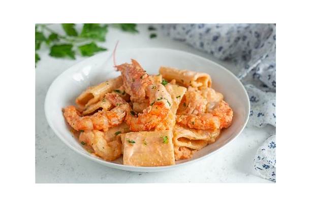 paccheri creme de scampi et&nbsp;gambas