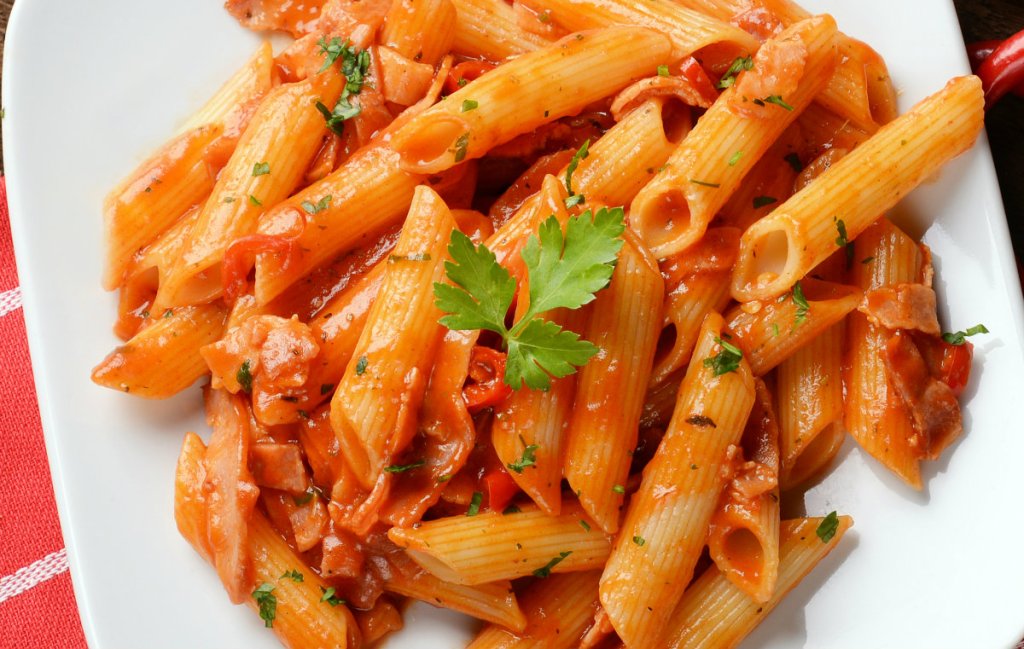 penne à la creme de&nbsp;poivrons