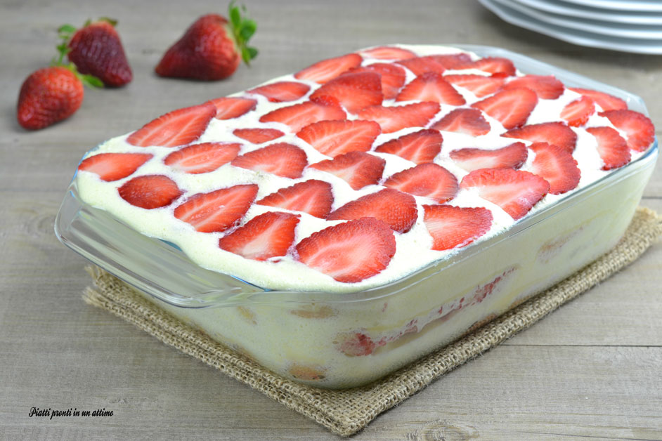 tiramisu aus fraises